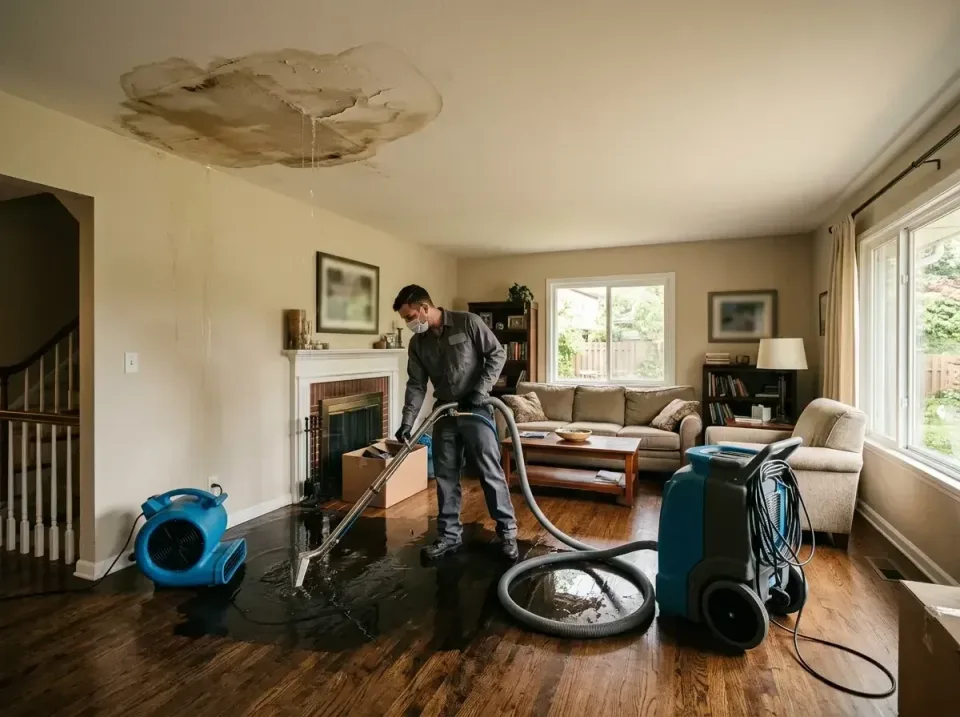 attic-pipe-burst-ceiling-drip-008 — frequently asked questions, Water Damage Restoration & Carpet Care in Rochester Hills, MI